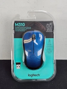 Logitech - M310 Wireless Optical Ambidextrous Mouse - Peacock Blue - Picture 1 of 2
