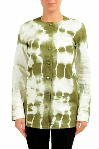 Maison Margiela MM6 Giacca Donna Due Tonalità Bottone US M IT 42