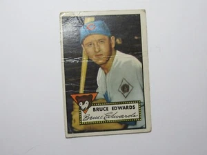 Tarjeta de béisbol antigua - 1952 Topps #224 Bruce Edwards - Fair - Imagen 1 de 2