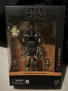NEU VERSIEGELT! 2024 Star Wars The Black Series IG-12 & GROGU Spielzeug selten - Bild 1 von 2