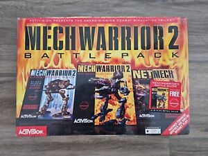 MECHWARRIOR 2 BATTLEPACK Computer Game PC CD-ROM Activision SEALED Battle Pack