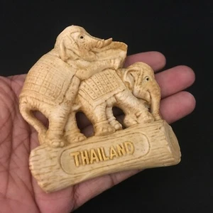 Two Elephants Funny Fridge Magnets Light Brown Mating Making Love Kitchen Decore - Picture 1 of 13