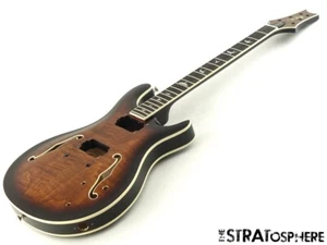 PRS SE Hollowbody II BODY & NECK Paul Reed Smith Guitar Parts Black Gold Burst - Picture 1 of 9