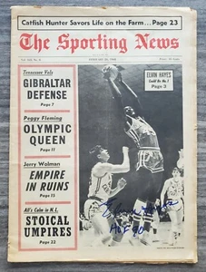 Elvin Hayes Signed The Sporting News Magazine Newspaper 2/24/68 NBA LEGEND RAD - Picture 1 of 1