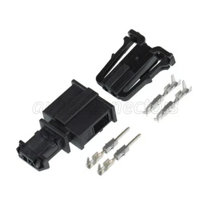 For VW Audi VAG - 2 Pin Male & Female Connector Plug Kit 3B0972712 1J0971972 - Picture 1 of 3