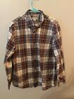 2 Orvis Classic Collection Lot Mens Medium Multi Color Plaid Long Sleeve Med