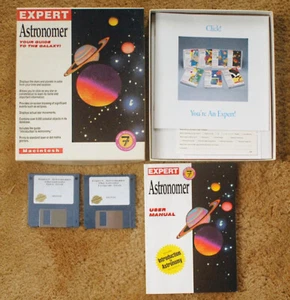 EXPERT ASTRONOMER 3.5" floppy boxed set for MAC MacIntosh APPLE System 7 1992-93 - Picture 1 of 1