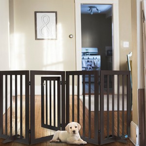 freestanding baby gate with door