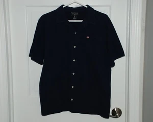 Ralph Lauren Polo Jeans Co. Blaues Hemd Jungen Kurzarm Knopfleiste Größe XL - Bild 1 von 5