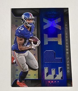 2016 Certified Epix Odell Beckham 2/50 Relic Jersey Patch