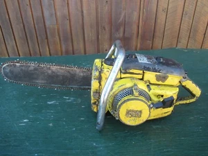 Vintage McCULLOCH 1-53 Chainsaw Chain Saw 15" Bar GREAT FOR PARTS or Restore - Picture 1 of 11