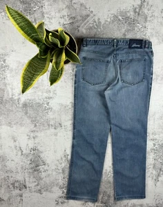 Brioni Stelvio 51 Vintage Luxury Made in Italy Light Blue Denim Collection Jeans - Picture 1 of 19