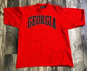 Vintage Georgia Bulldogs XL Galt Dang Tshirt rot - Bild 1 von 5