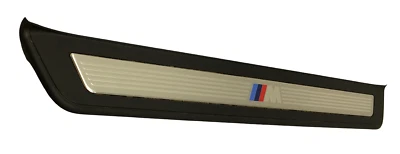 Cubierta de moldura de placa de desgaste alféizar de puerta del lado del conductor delantero izquierdo BMW F10 535d OEM 2014-16 Foto 1 de 4