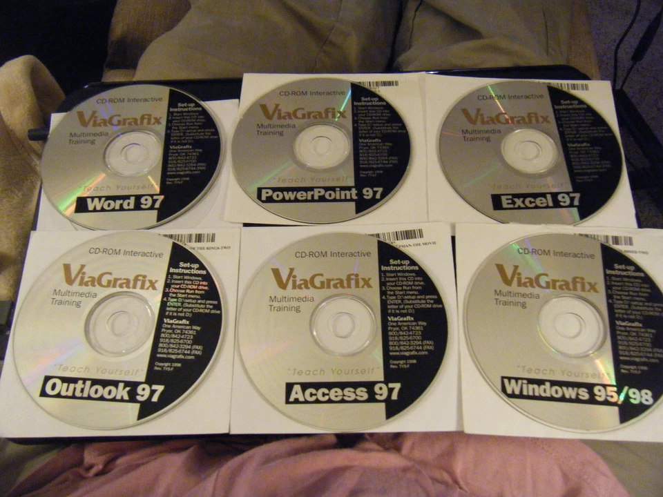 ViaGrafix Training: Teach Yourself Windows Excel Outlook PowerPoint Word Access - Image 1 of 1