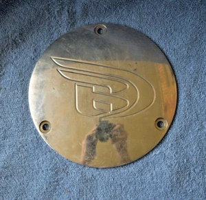 BIG DOG Motorcycles 3 HOLE DERBY COVER W/ BDM LOGO - Picture 1 of 5