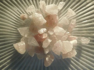 Pink Rose Quartz - Large Under 1" - no powder -100% Crystal - Love Unconditional - Picture 1 of 3