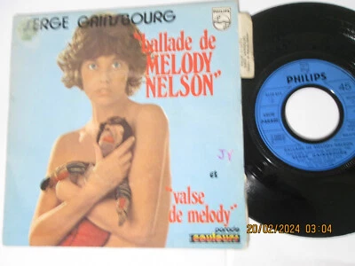 45t /(7") /ORIGINAL   SERGE GAINSBOURG /BOF BALLADE DE MELODY NELSON /LANGUETTE - Photo 1/2