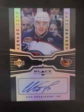  Ilya Kovalchuk 1 OF 1 Black Diamond Gemography 2005 G-IK Autograph  Auto 1/1 