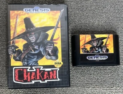 Chakan The Forever Man 16 Bit Video Game Sega Genesis 1992 Game and Case. - Image 1 of 4