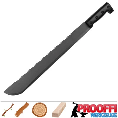 Machete Buschmesser Hackmesser Camping Hausmesser Jagdmesser Säge 600 mm C9137