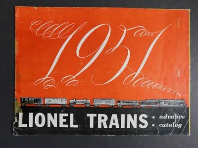 Catálogo original de concesionario de trenes eléctricos Lionel 1951 20 páginas.- Gary Nelson Coll. Foto 1 de 4