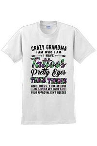 Camiseta Crazy Tattooed Grandma - 12 opciones de color - Imagen 1 de 15