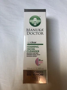 Manuka Doctor Apiclear Clarifying Foaming Facial Cleanser 3.38oz NEW sealed - Picture 1 of 5