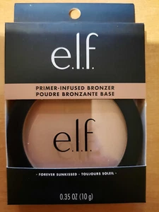 ELF Primer Infused Bronzer Forever Sunkissed Matte Bronzing Powder 10g Boxed - Picture 1 of 4
