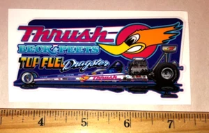 Pegatina troquelada color carreras arrastre NHRA Top Fuel Dragster NHRA Beck & Peets Thrush - Imagen 1 de 1