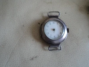 WW1 Gents PROT 935 silver Wind Up Trench Wrist watch NOT WORKING?? PARTS REPAIR - Picture 1 of 7