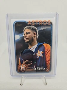 2024 Topps Series 2 Brayan Abreu Gold Mirror SSP Photo Variation - Bild 1 von 2