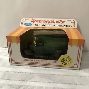 Ertl Montgomery Ward Ford Model T 1913 Delivery Bank Die Cast Metal (B254) - Picture 1 of 9