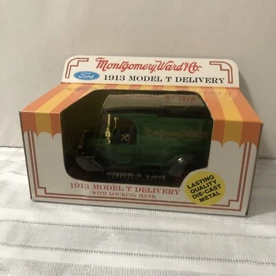 Ertl Montgomery Ward Ford Modelo T 1913 Banco de Entrega Metal Fundido a Presión (B254) Foto 1 de 4