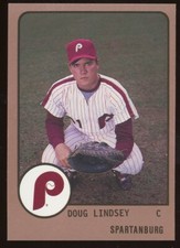 1988 ProCards Spartanburg Phillies DOUG LINDSEY RC PHILLIES AUSTIN TX