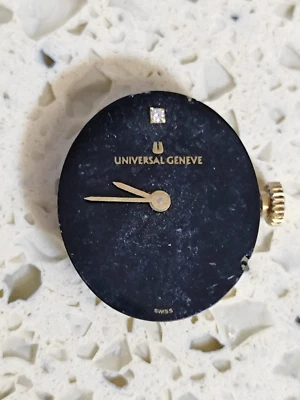 UNIVERSAL GENEVE Cal. 11 Swiss Made  Movement With Dial &Hands &Crown Used - Image 1 of 4