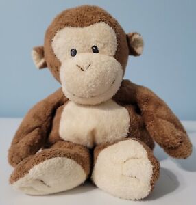 TY PLUFFIES 10" Dangles Monkey Plush Toy Brown Sewn Soft Eyes Stuffed 2007 EUC