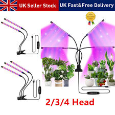 2/3/4 HEAD USB LED PLANT GROW LIGHT FOR INDOOR UV VEG GROWING LAMP FULL SPECTRUM