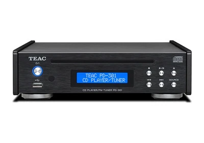 Teac PD-301-X/B CD Player With Wide FM Tuner Usb Black AC100V jp - Image 1 of 4