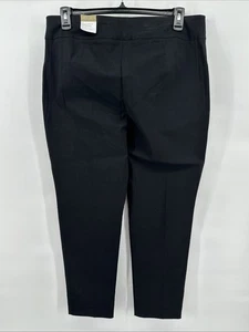 NWT Chico's Size 3S / 16 Short Perfect Stretch Josie Slim Pants Black Pull On - Picture 1 of 7