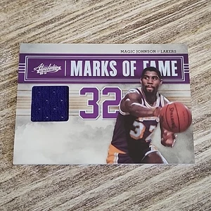 2009-10 Absolute Memorabilia Marks of Fame Materials /100 Magic Johnson #4 HOF - Picture 1 of 2