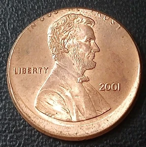 ERROR COIN OFF CENTER PENNY #100 COIN COLLECTION - Picture 1 of 4