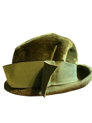 Sombrero para mujer Amy New York Vintage Fuzzy Alpine Fedora años 60 buen estado Foto 1 de 4