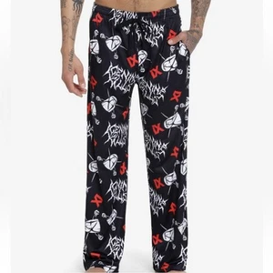 Unisex Ice Nine Kills Icons Allover Print Pajama Pants Hot Topic - Picture 1 of 2