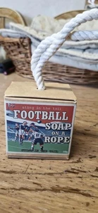 Vintage football soap on a rope - Picture 1 of 4