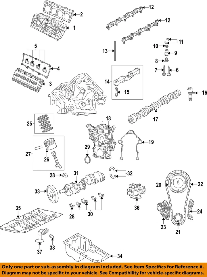 CHRYSLER OEM 21-23 1500 Engine Engine Parts-Oil Pan Gasket 53011380AD - Image 1 of 1