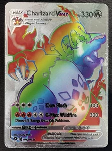 Charizard VMAX 074/073 Silver Foil Fan Art Card Hp330 G-Max Wildfire 🔥🔥🔥 - Picture 1 of 2