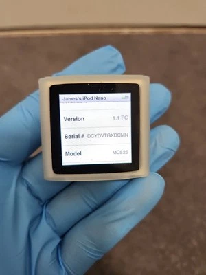 Apple IPOD Nano 6th Gen Silver MC525 - Image 1 of 4