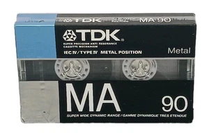 TDK Type IV Metal Position MA 90 BLANK SEALED CASSETTE TAPE 1988 Made In JAPAN - Bild 1 von 10