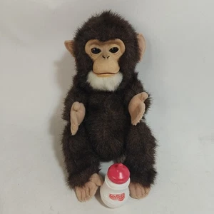 Hasbro Fur Real Friends 2009 8"" recién nacido chimpancé chimpancé bebé mono - probado - Imagen 1 de 6